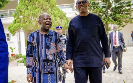 “Gov. Otti of Abia State has Distinguished himself in the act of Governance” - Mr. Peter Obi