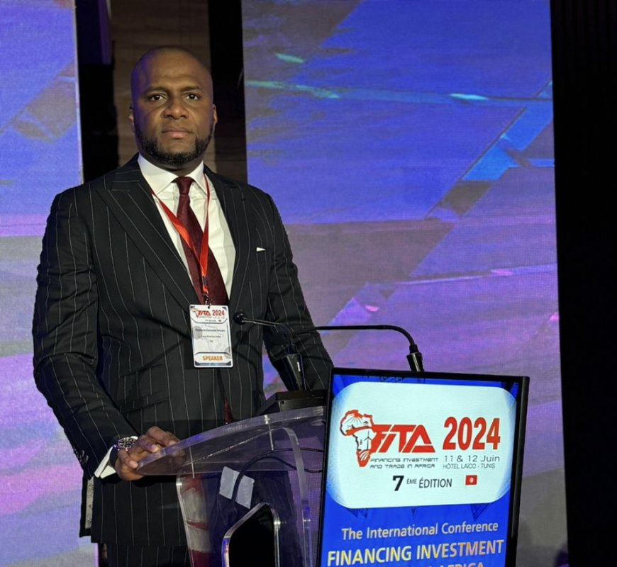 Dr. Chima Anyaso Speaks at the Tunisia-Aftica Investment and Trade Conference in Tunisia.