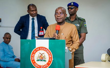 Governor Otti Reshuffle Cabinet, Redeploy Mike Akpara, Mathew Ekwuruibe