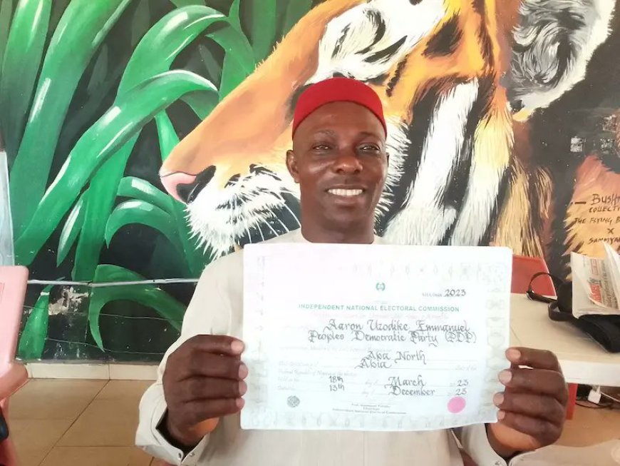 Abia Assembly Swears in Aaron Uzodike of PDP after 9 Months