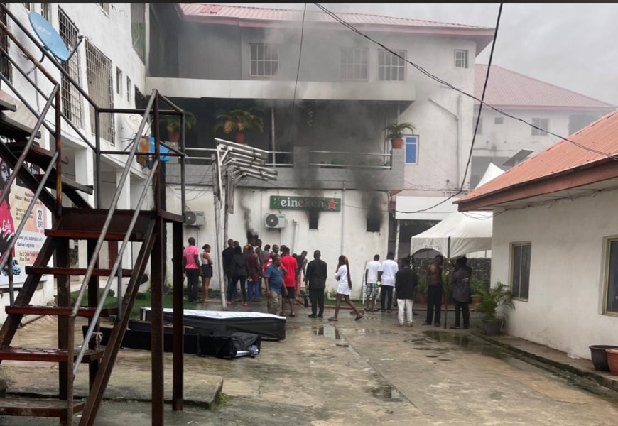 From Ashes to Rebirth: Lounge Owner in Abia recounts his losses due to Fire Outbreak in his Lounge to Coming Back Stronger