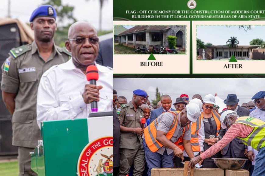 FLAG OFF OF 17 MODEL COURT BUILDING: GOV. OTTI ARMS JUDICIARY, FULFILS KEY CAMPAIGN PROMISE!