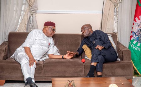 Senator Kalu Visits Governor Otti, Facilitates Abia State Government Collaboration With China Power