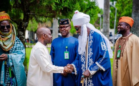Governor Otti Calls for Peace and Tolerance as He Celebrates Eid El Fitr With Muslim Community in Abia
