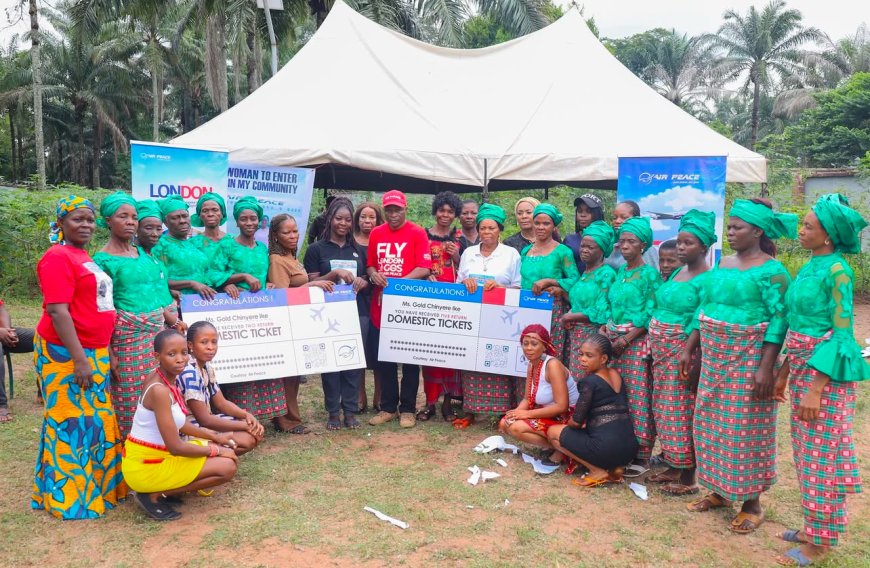 Air Peace Inspires Mbala Women in Abia State with Free Flights and Aviation Opportunities