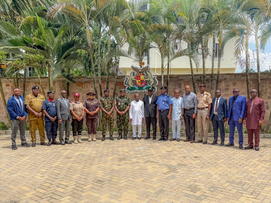Governor Otti Chairs Monthly Security Council Meeting, Reaffirms Commitment to Peace and Safety in Abia
