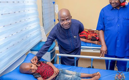 Gov. Otti Commissions Upgraded PHC in Ngwu, Welcomes Lawmaker and Dozens of Defectors to Labour Party