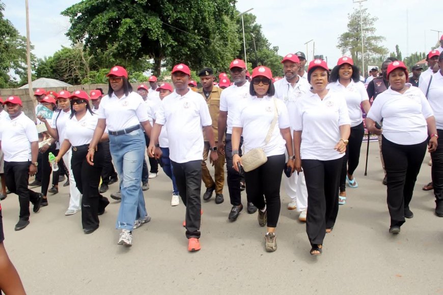 Mrs. Otti Champions Drug Abuse Prevention in Abia as NDLEA and State Government Lead Awareness Walk