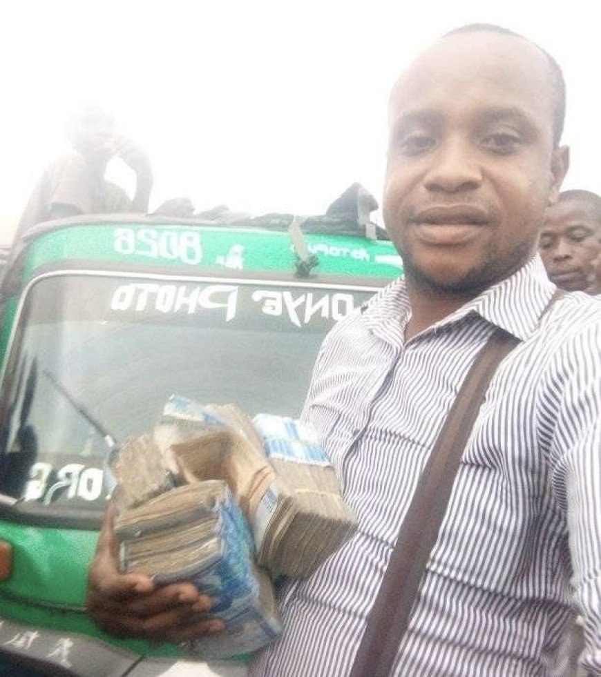 "I’d Rather Be Poor Than be Dishonest" — Aba Keke Rider Returns ₦4 Million Forgotten by Passenger*