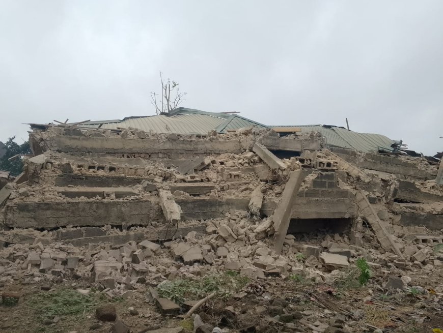 Mother and Baby Injured as Uncompleted Three-Storey Building Collapses in Umuahia