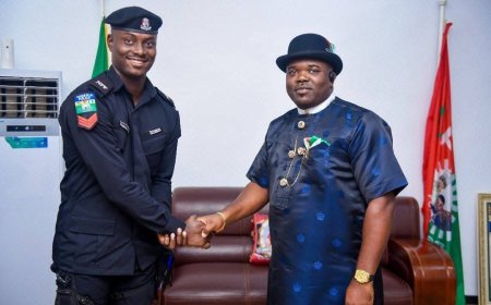 Abia Deputy Governor Emetu Decorates Newly Promoted Police Officers Attached to His Office
