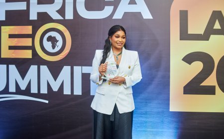 Abia-Born Dr Victory Njoku (Vickyheldan) Named Africa Innovative CEO 2025 at Africa CEO Summit