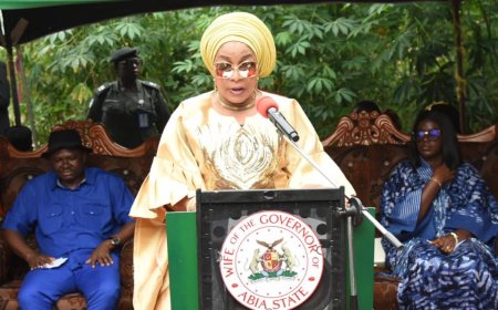 Governor’s Wife Commissions Solar Power Project at Amuvi Primary Health Centre