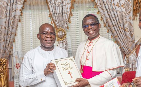 Those Campaigning Against Otti in 2027 Are Wasting Time – Catholic Bishop of Umuahia