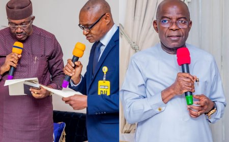 Gov. Otti Swears In Chief Economic Adviser, Inaugurates Economic Management Team
