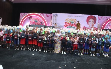 Priscilla Otti Empowers 300 Pupils In Umuahia As Safe Tent Care Initiative Flags Off Back-To-School Outreach