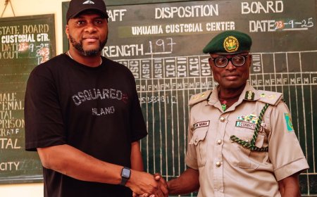 Dr. Chima Anyaso Brings Hope And Support To Inmates At Umuahia Correctional Center