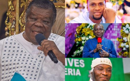 Governor Otti, Benjamin Kalu, and Chima Anyaso Pay Tribute to Late Rev. Dr. Uma Ukpai