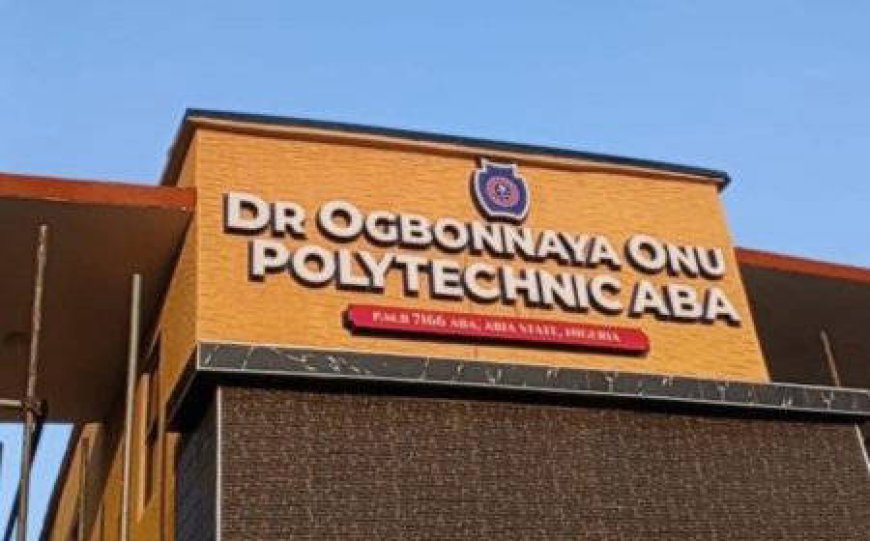 Ogbonnaya Onu Polytechnic Aba Bans Sale of Handouts, Abolishes Statement of Results, Introduces QR-Coded Certificates